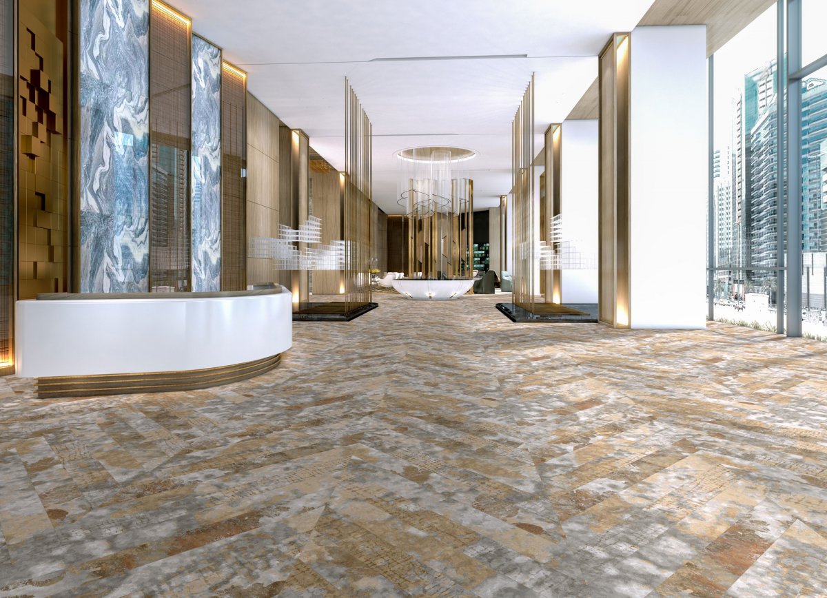 Nouvelle collection de revêtement Forbo Flooring Flotex Hôtellerie & Loisirs