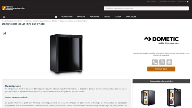 InfoWeb Hôtellerie-Restauration — aperçu C